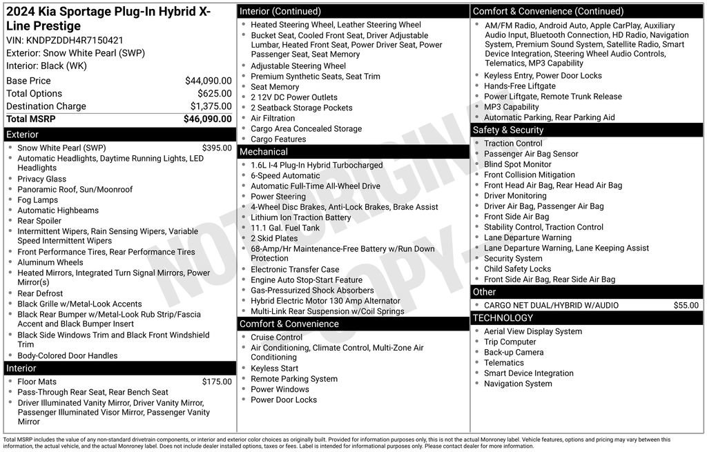 Certified 2024 Kia Sportage X-Line Prestige AWD/4WD image 13