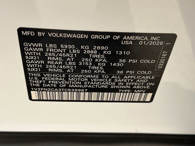 New 2026 Volkswagen Atlas SEL Premium R-Line image 22