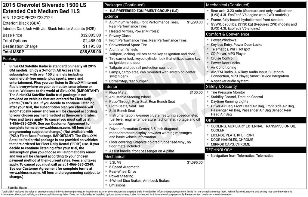 Used 2015 Chevrolet Silverado 1500 LS image 10