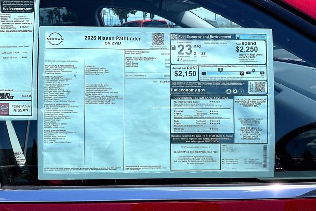 New 2026 Nissan Pathfinder SV image 12
