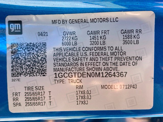 Used 2021 Chevrolet Colorado Z71 w/ Safety Package AWD/4WD image 48