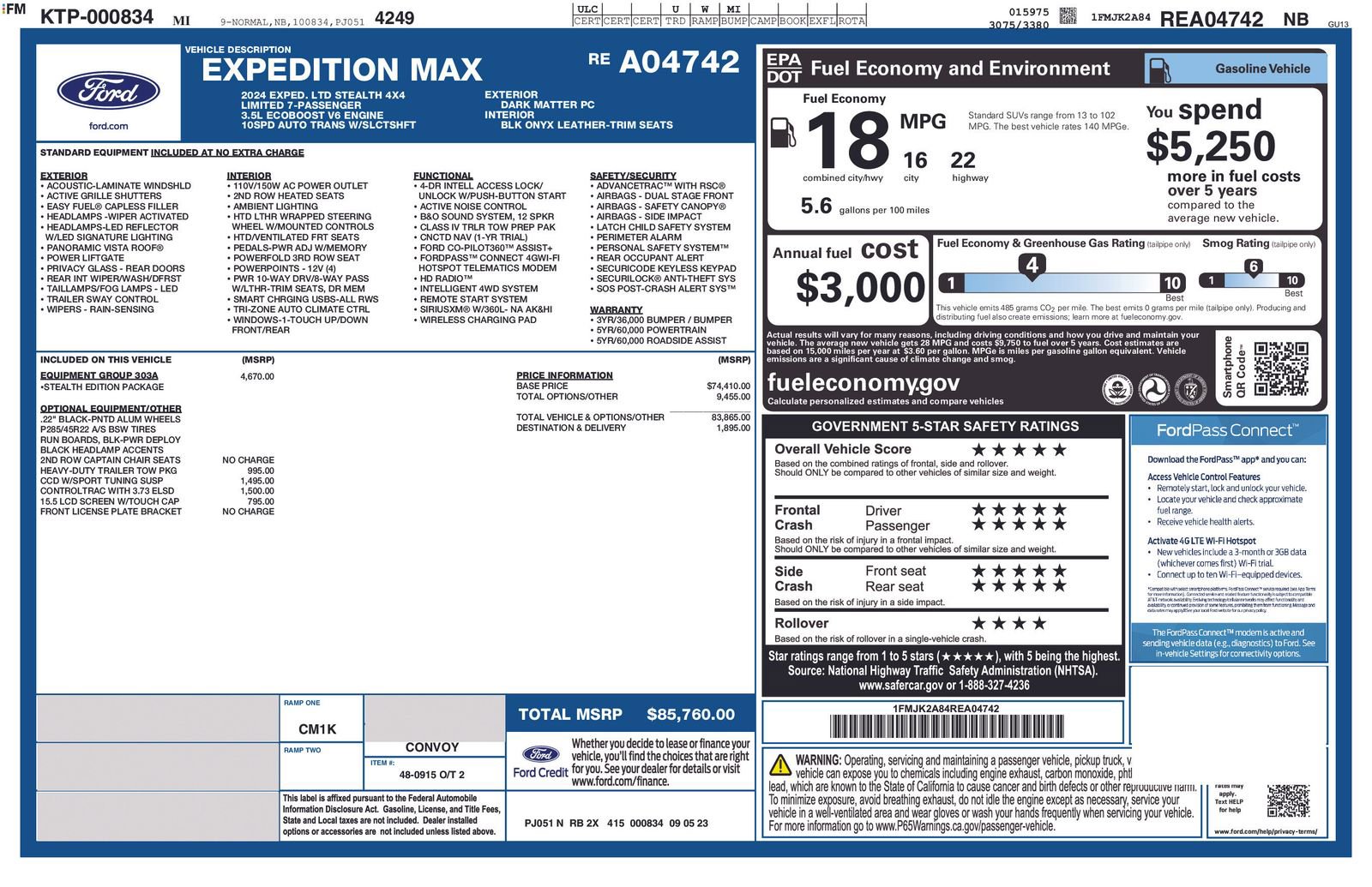 Used 2024 Ford Expedition Max Limited image 4