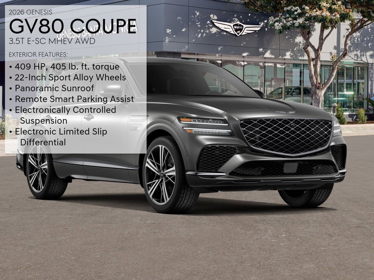 New 2026 Genesis GV80 3.5T e-SC image 3