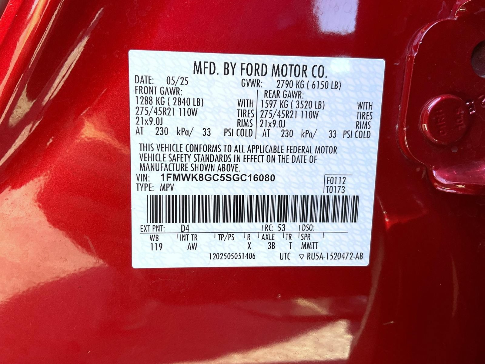 Used 2025 Ford Explorer ST w/ Sun And Sound Package AWD/4WD image 26