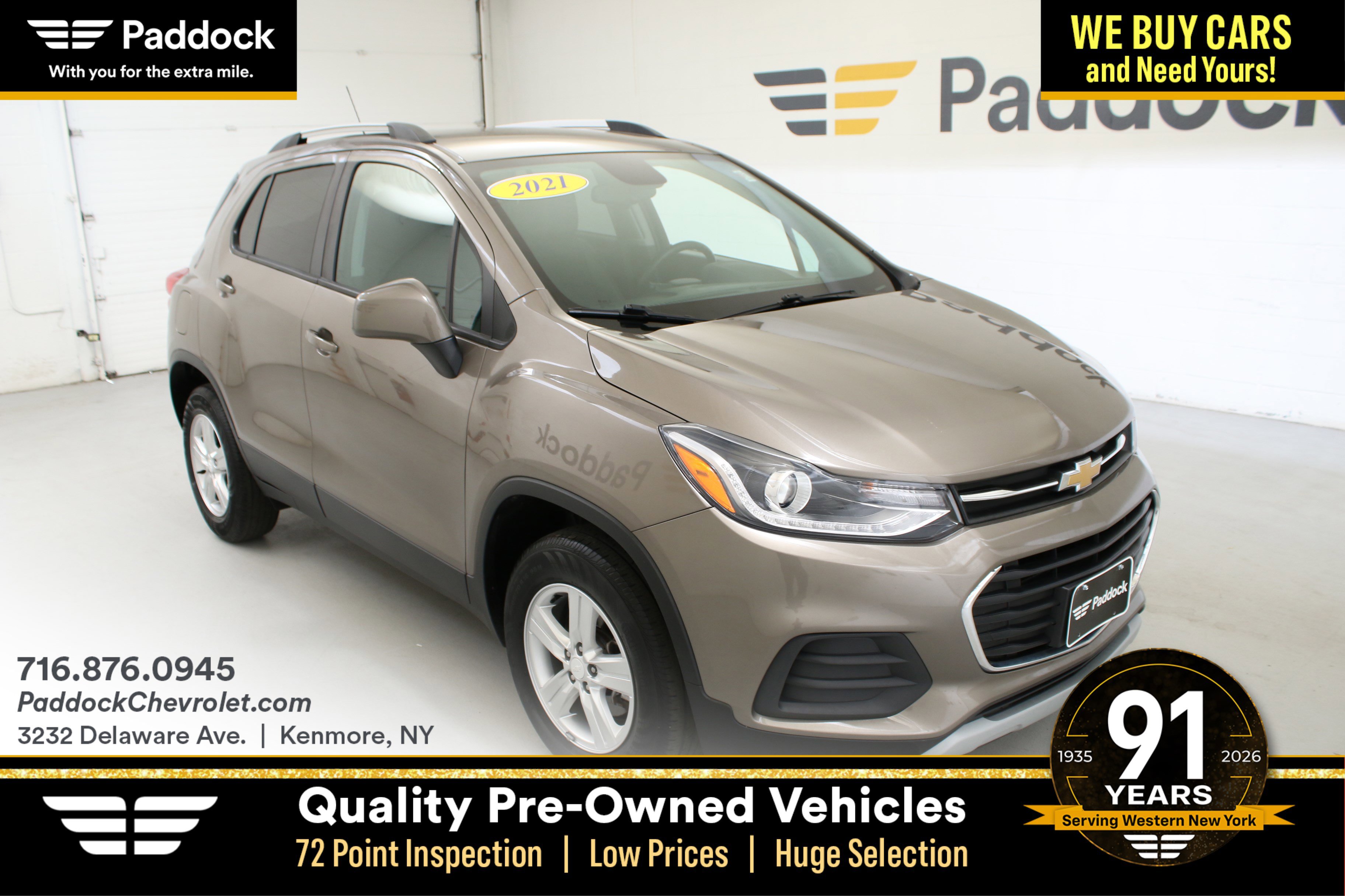 Used 2021 Chevrolet Trax LT AWD/4WD image 1