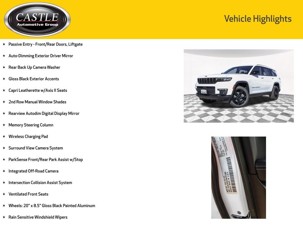 New 2025 Jeep Grand Cherokee L Limited image 6