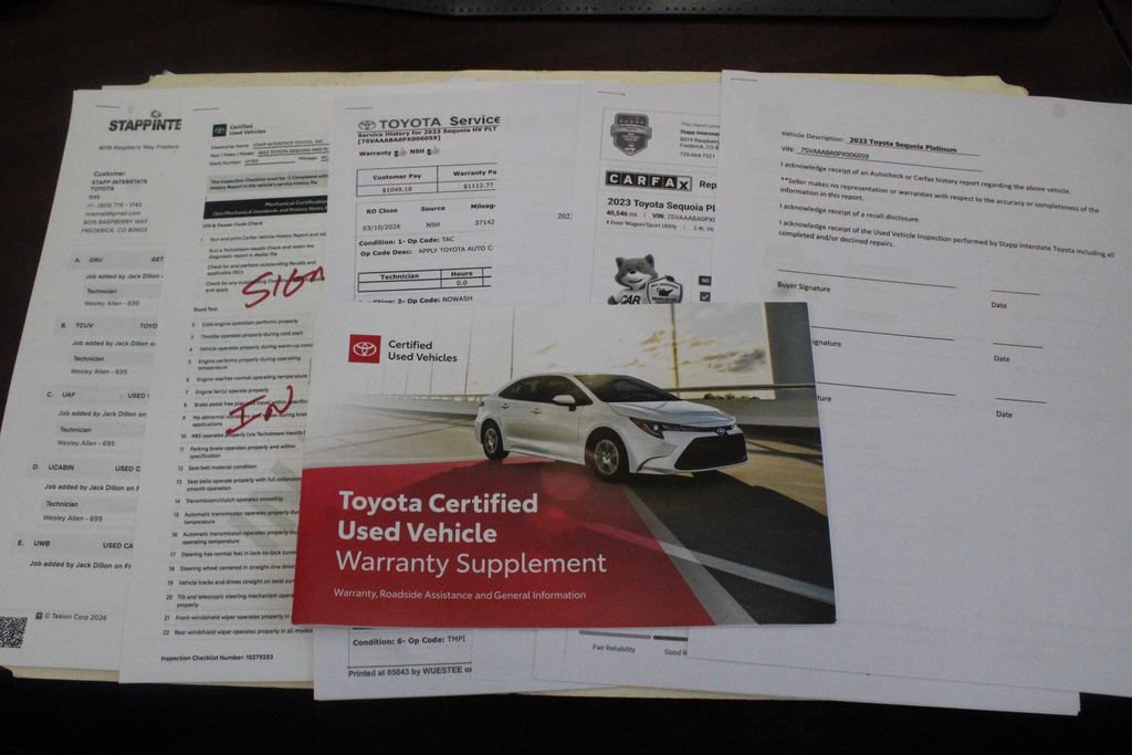Certified 2023 Toyota Sequoia Platinum AWD/4WD image 30