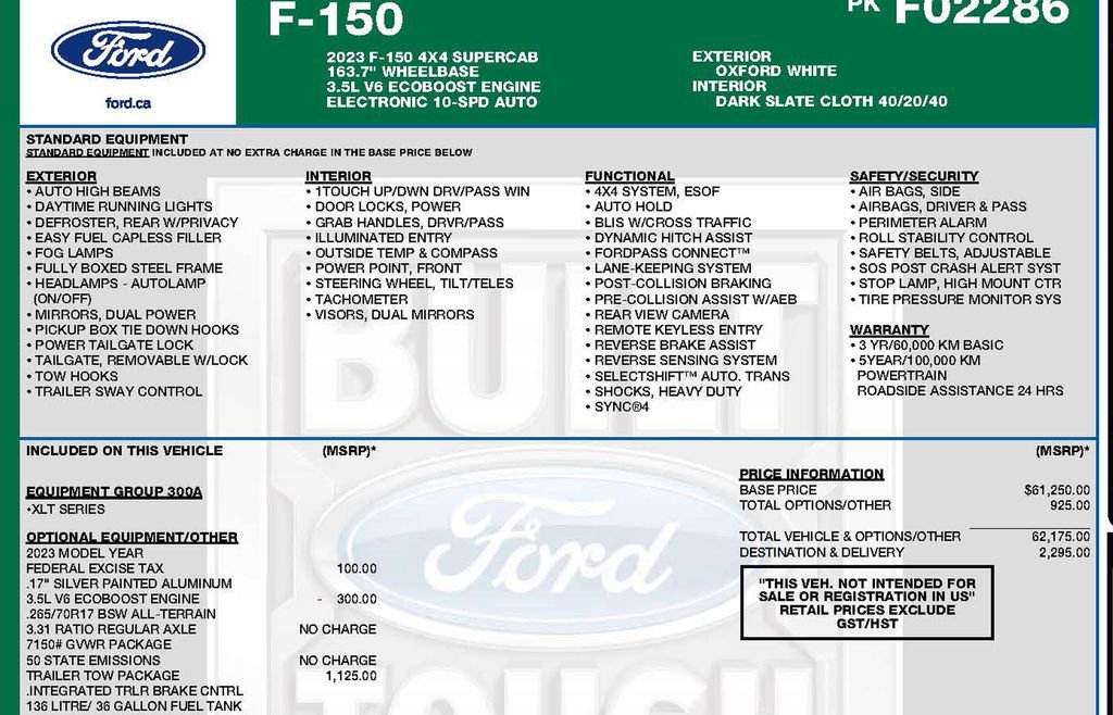 Used 2023 Ford F150 XLT w/ Trailer Tow Package image 3