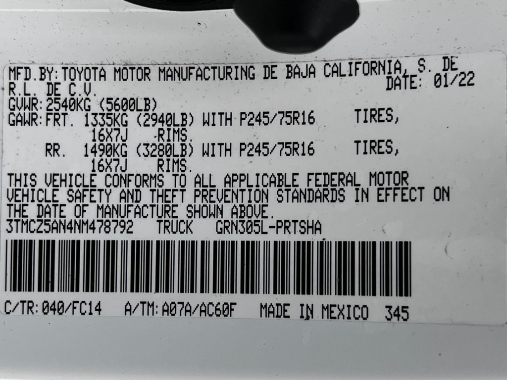 Used 2022 Toyota Tacoma SR5 AWD/4WD image 22