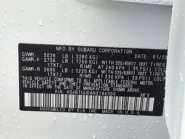 Used 2022 Subaru Outback Wilderness image 28