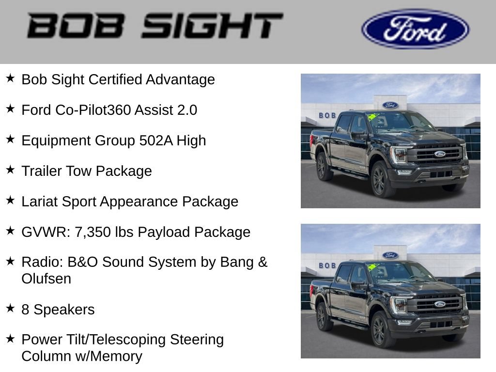 Used 2023 Ford F150 Lariat w/ Equipment Group 502A High AWD/4WD image 3