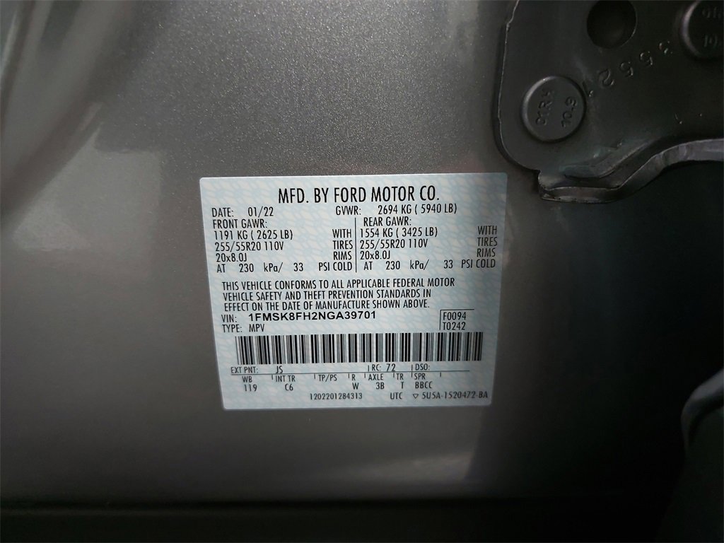 Used 2022 Ford Explorer Limited image 68