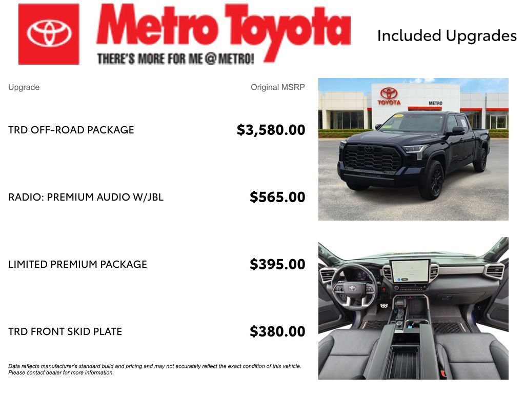 Used 2025 Toyota Tundra Limited w/ TRD Off-Road Package image 4