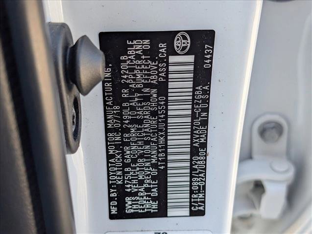 Used 2018 Toyota Camry XLE FWD image 23