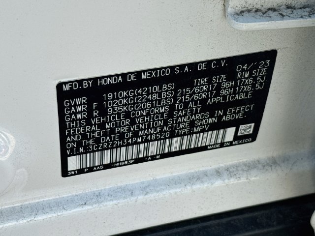 Certified 2023 Honda HR-V LX image 22