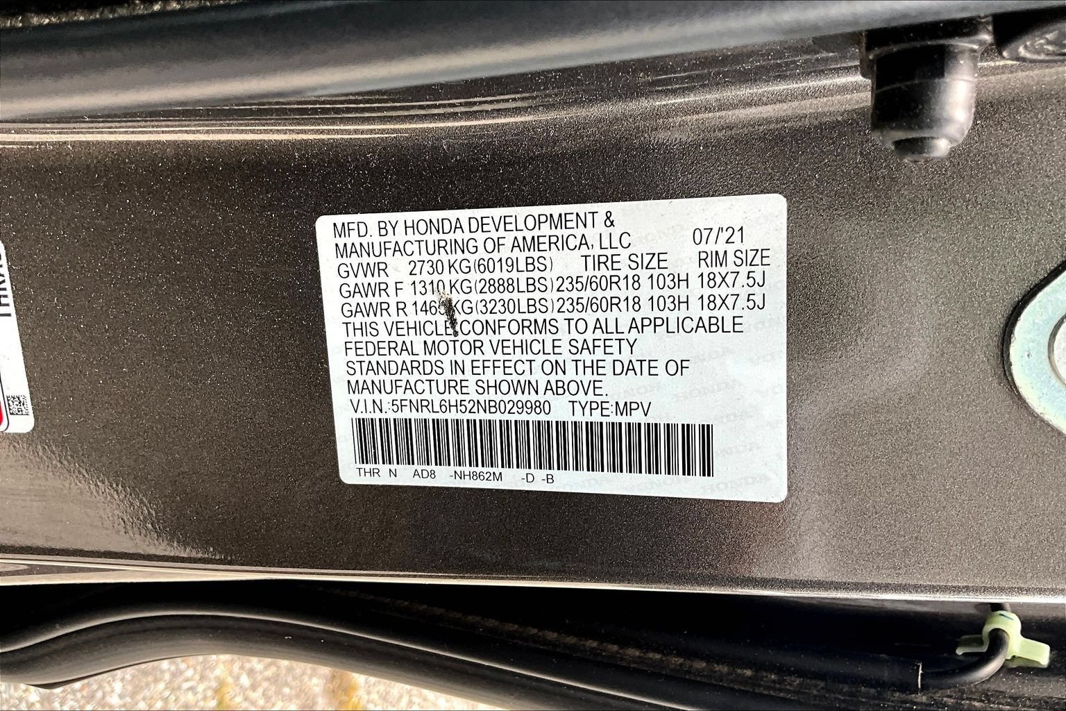 Used 2022 Honda Odyssey EX image 20