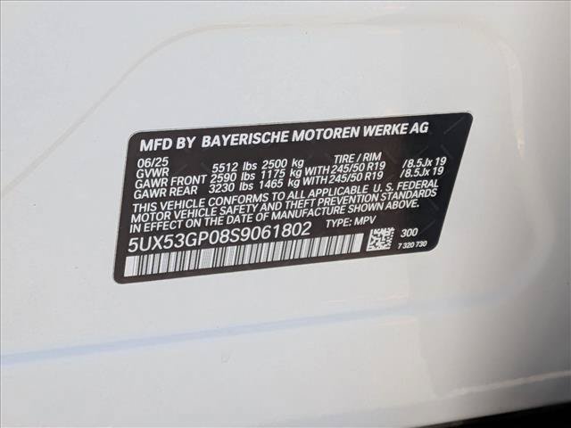 Used 2025 BMW X3 xDrive30i w/ Convenience Package AWD/4WD image 26
