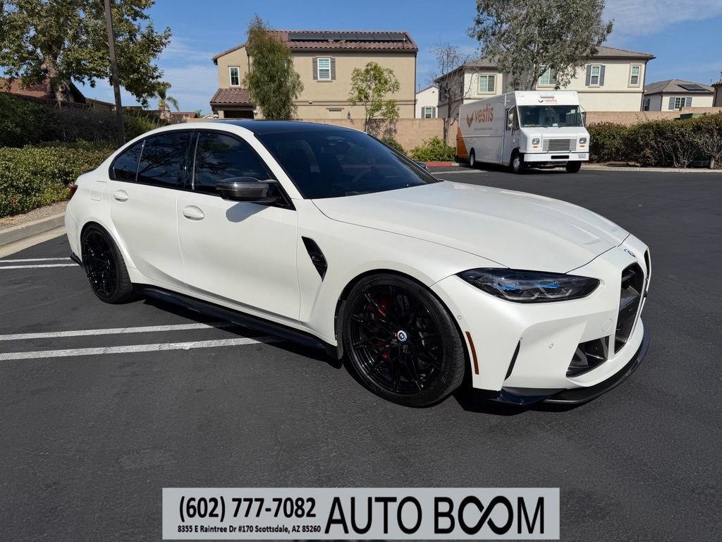 Used 2023 BMW M3 Competition w/ M Carbon Exterior Package AWD/4WD video 1