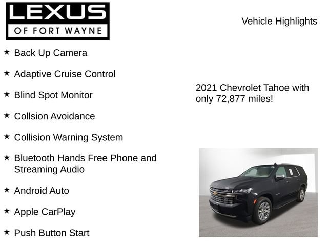 Used 2021 Chevrolet Tahoe Premier w/ Premium Package image 7