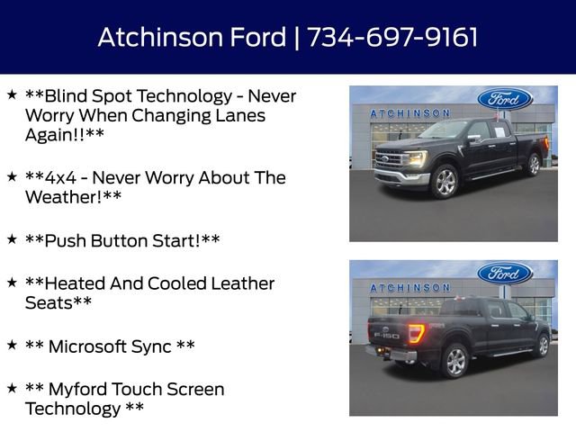 Certified 2021 Ford F150 Lariat w/ Equipment Group 502A High image 8