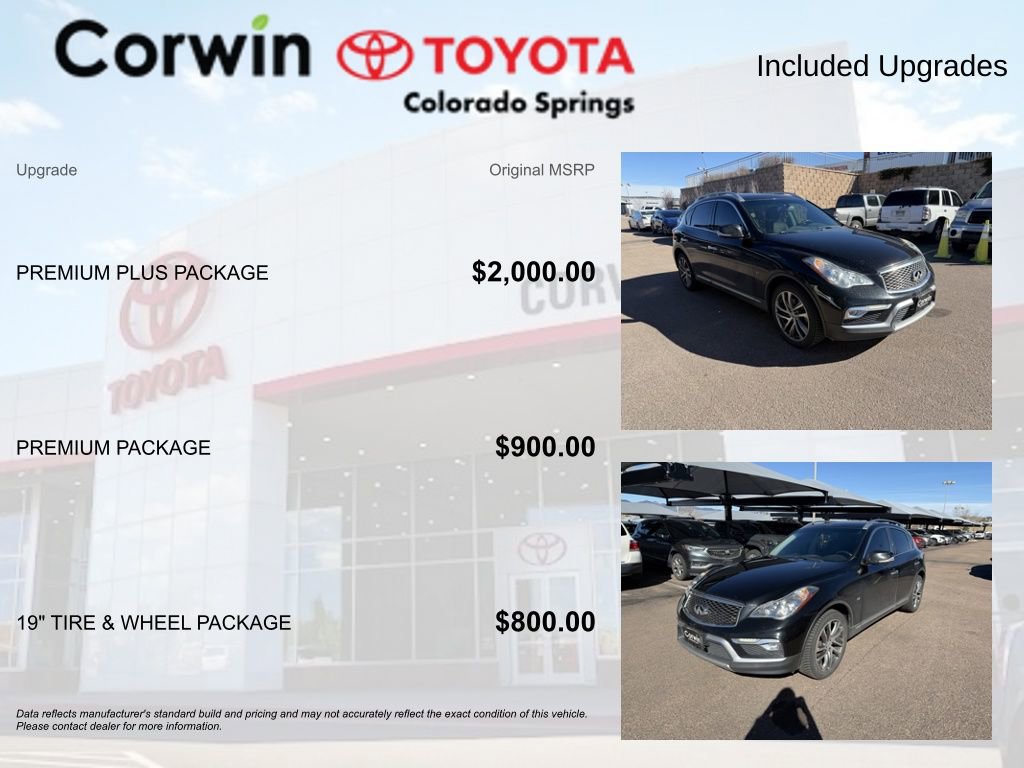 Used 2017 INFINITI QX50 AWD w/ Premium Plus Package image 4