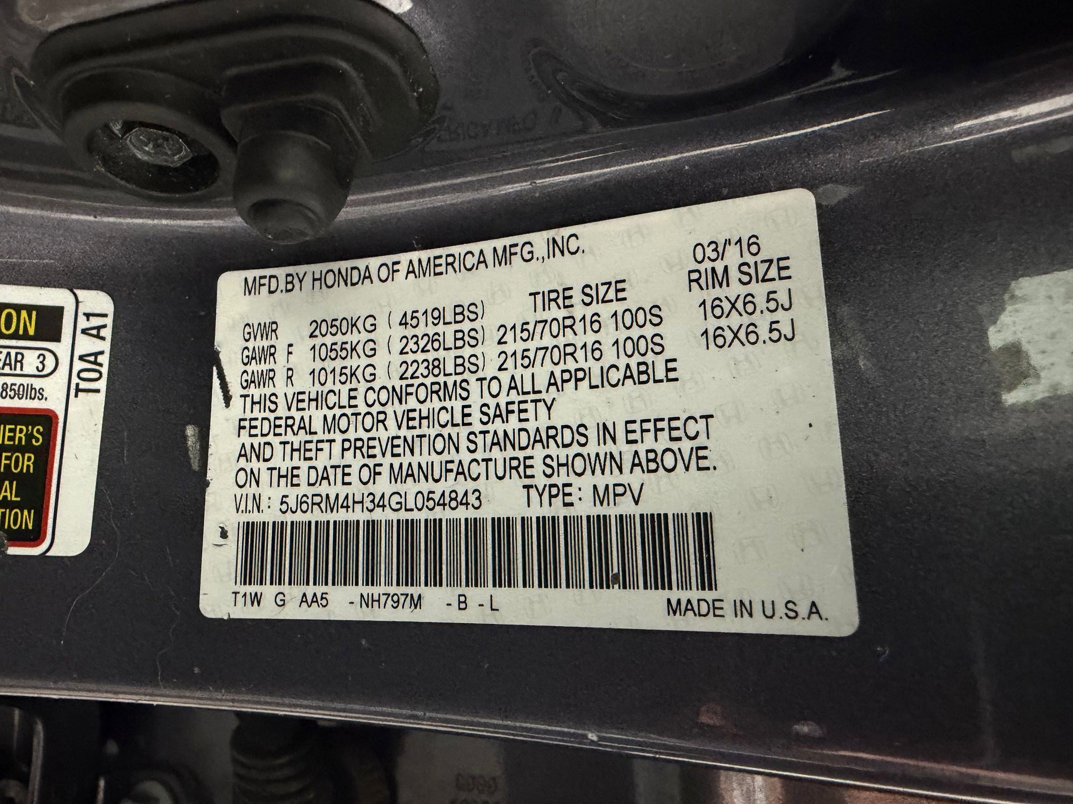 Used 2016 Honda CR-V LX image 18