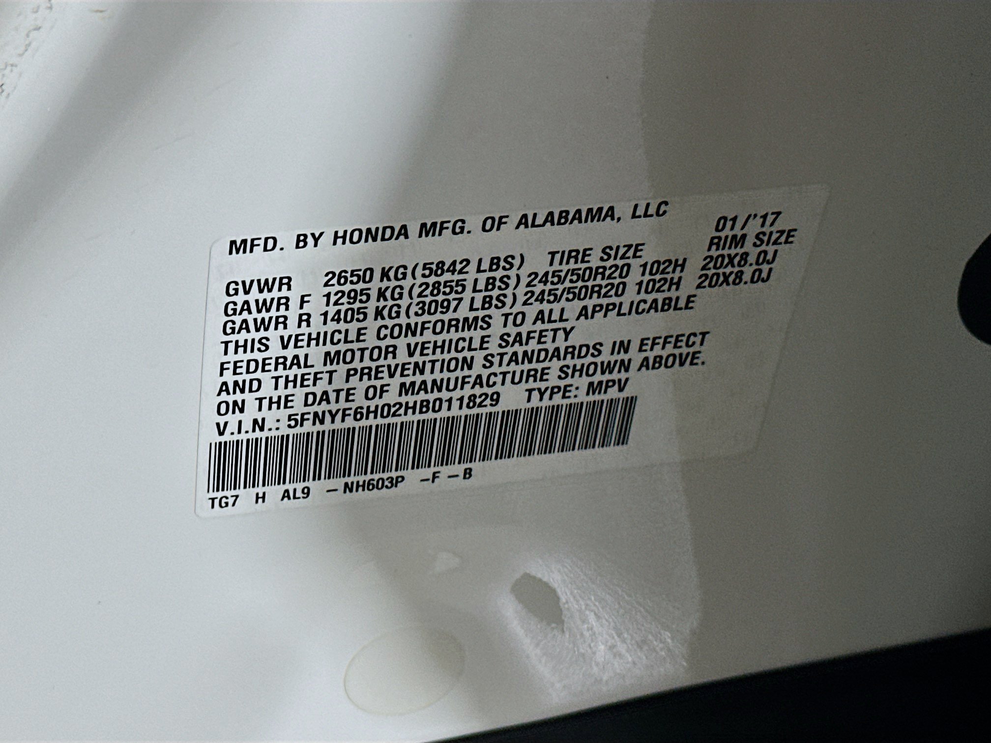 Used 2017 Honda Pilot Elite image 12