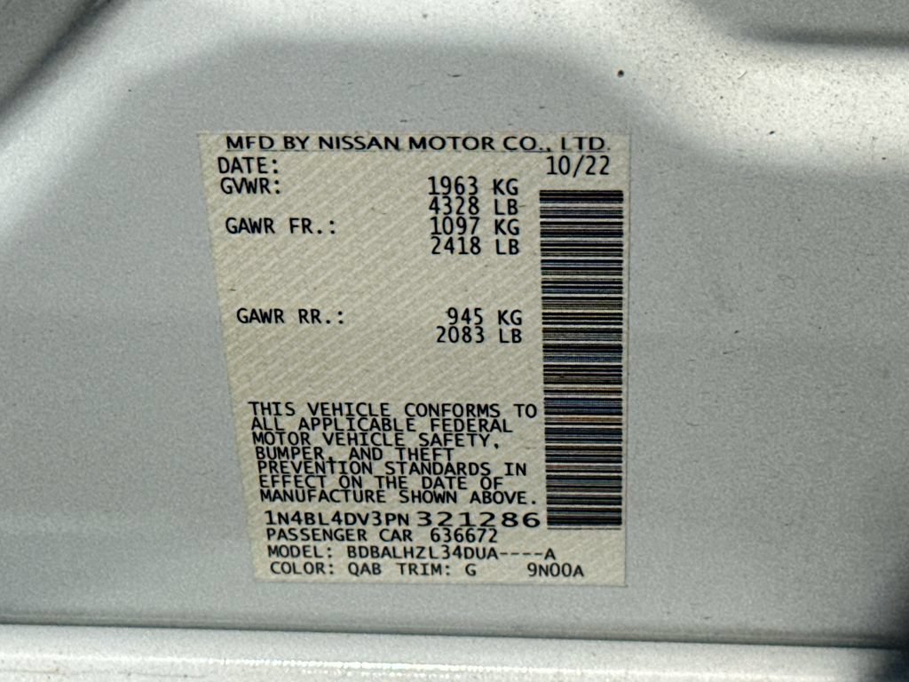 Used 2023 Nissan Altima 2.5 SV FWD image 22