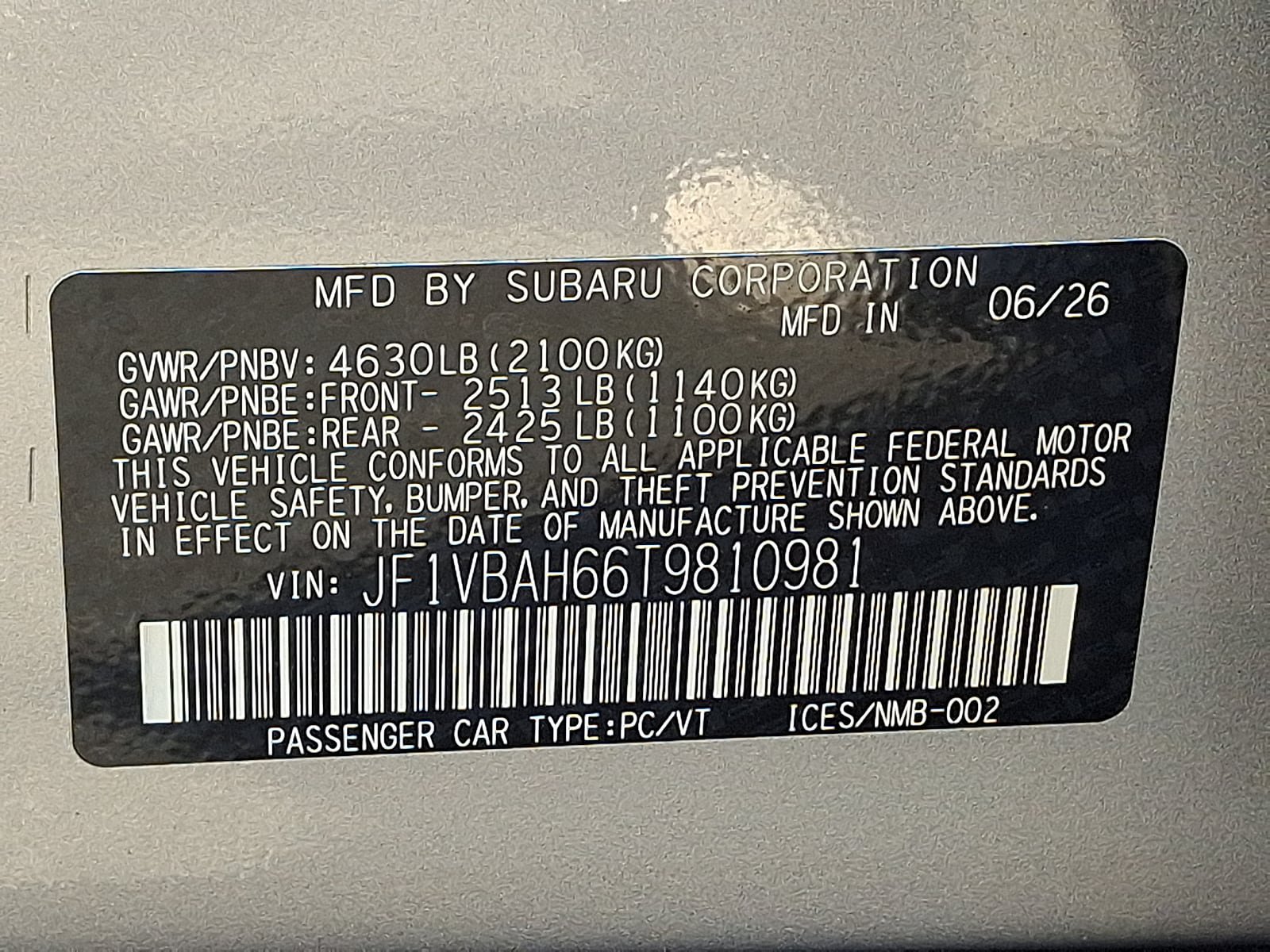 New 2026 Subaru WRX AWD/4WD image 15