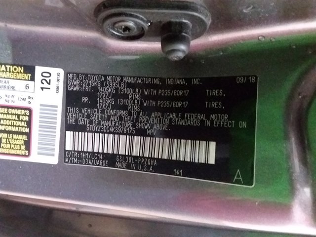 Used 2019 Toyota Sienna XLE FWD image 20