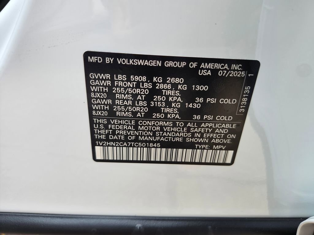 New 2026 Volkswagen Atlas SE image 12