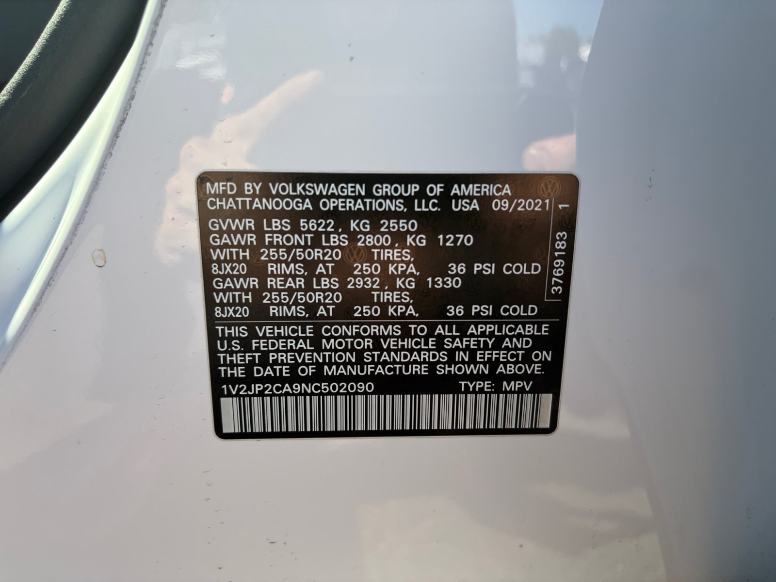 Used 2022 Volkswagen Atlas SE w/ Panoramic Sunroof Package FWD image 25