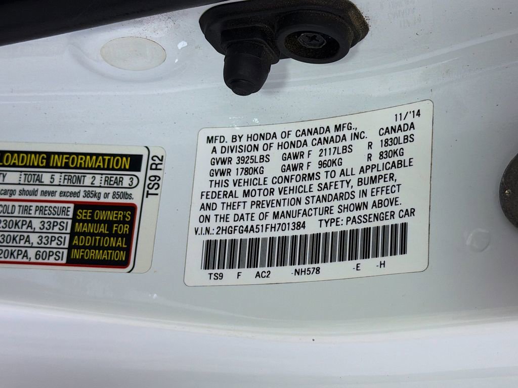Used 2015 Honda Civic Si image 30
