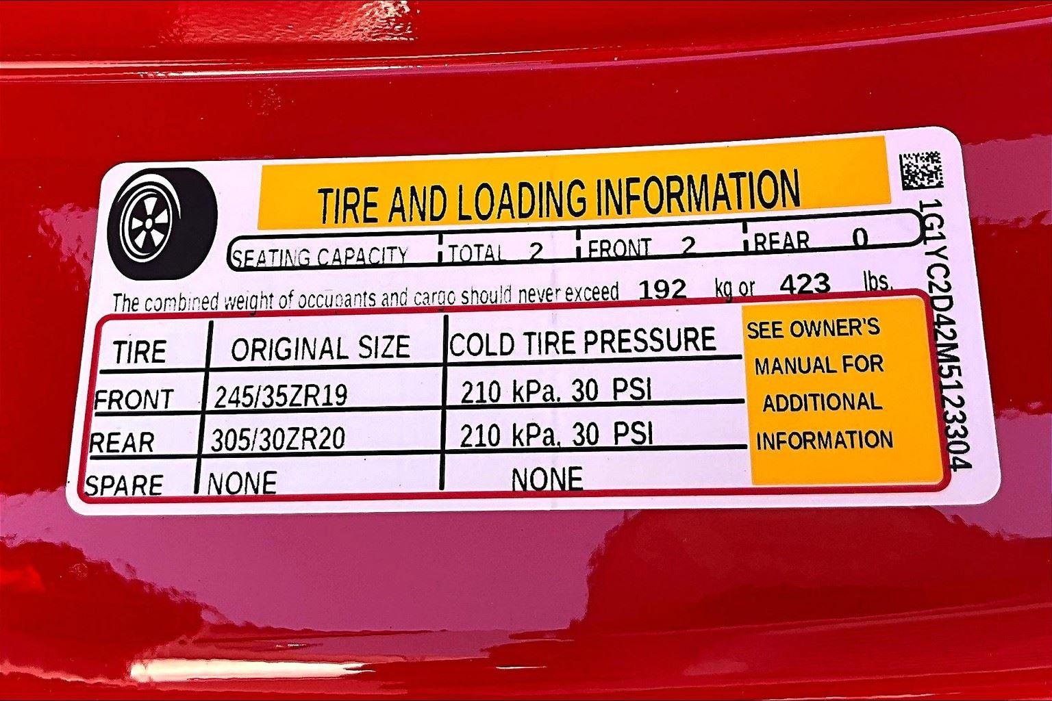 Certified 2021 Chevrolet Corvette Stingray Premium Cpe w/ Z51 Performance Package image 17