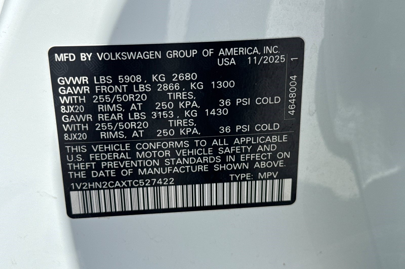Used 2026 Volkswagen Atlas SE AWD/4WD image 27