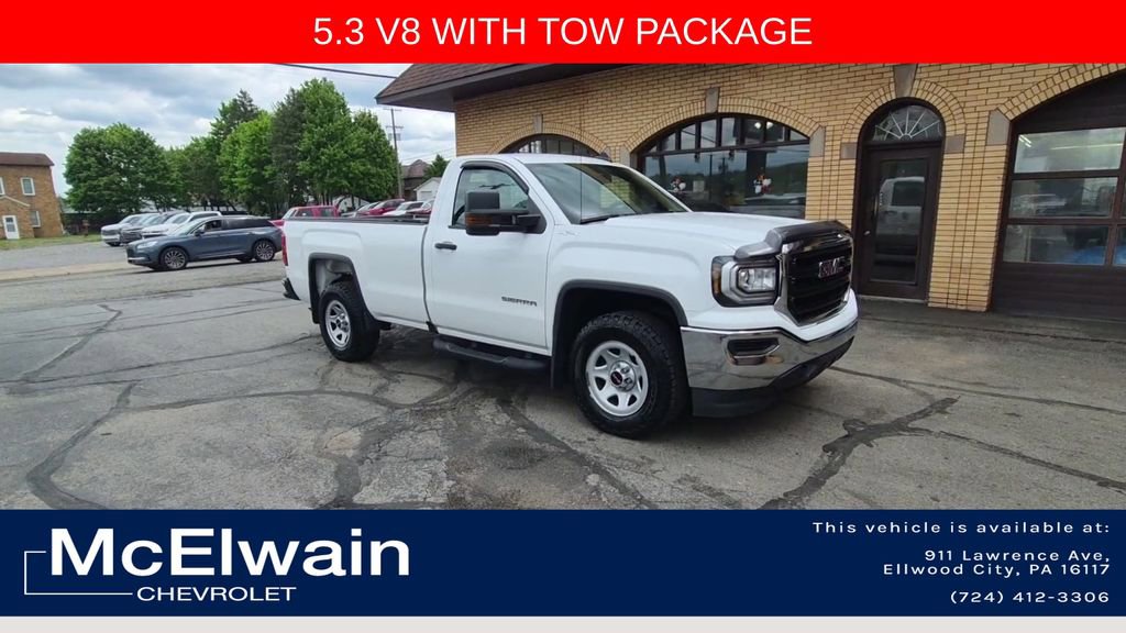 Used 2017 GMC Sierra 1500 4x4 Regular Cab w/ Sierra Convenience Package image 3