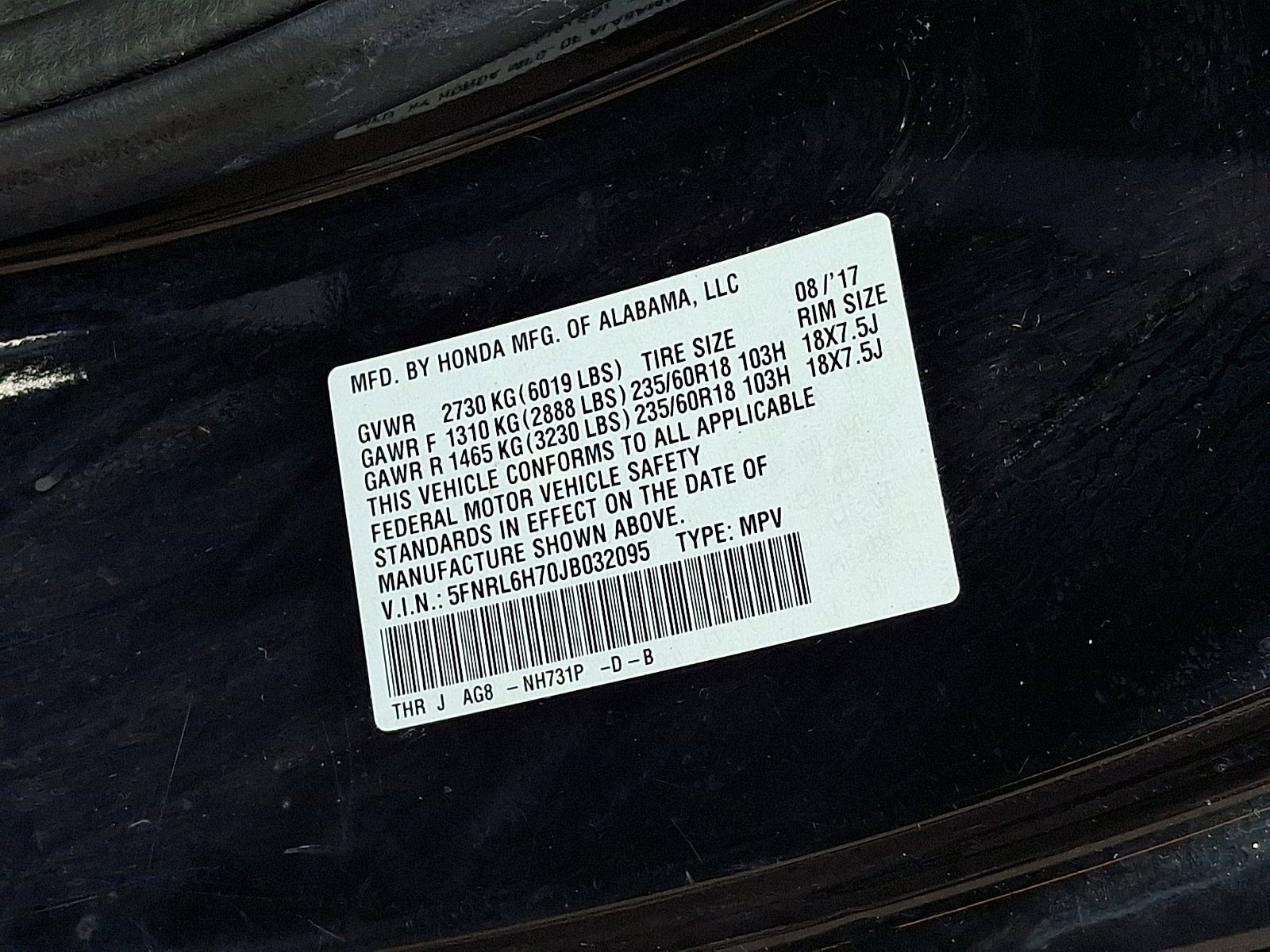 Used 2018 Honda Odyssey EX-L image 27
