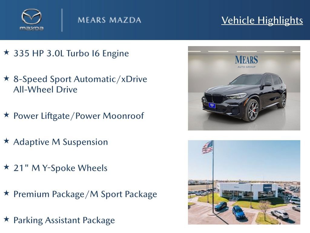 Used 2023 BMW X5 xDrive40i w/ M Sport Package image 2