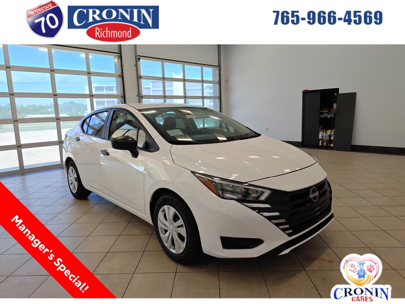 New 2025 Nissan Versa S w/ Trunk Package