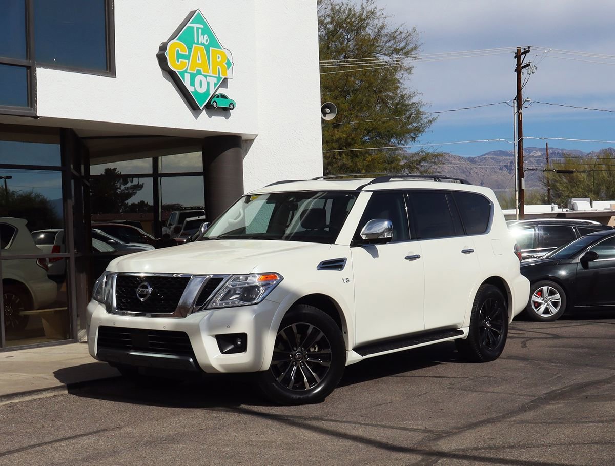 Used 2019 Nissan Armada Platinum w/ Captain's Chairs Package AWD/4WD image 2