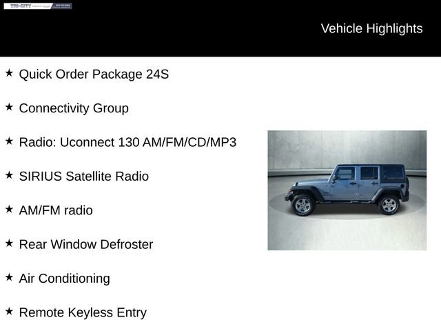 Used 2015 Jeep Wrangler Unlimited Sport w/ Quick Order Package 24S image 10