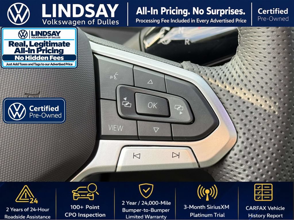 Certified 2025 Volkswagen Tiguan SE R-Line AWD/4WD image 23