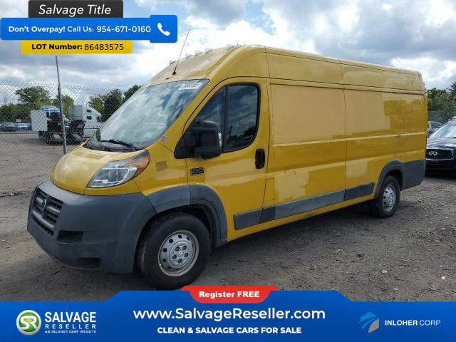 Used 2016 RAM ProMaster 3500 FWD image 1