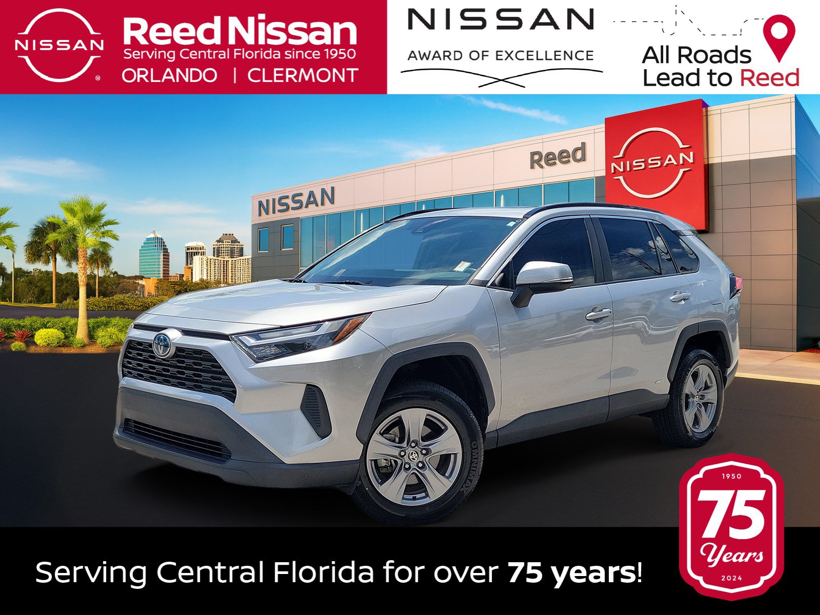 Used 2022 Toyota RAV4 XLE w/ Convenience Package AWD/4WD image 1