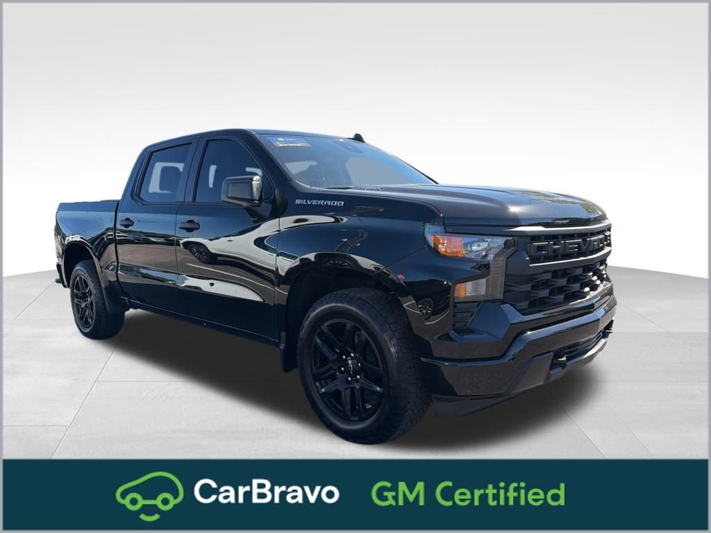 Used 2025 Chevrolet Silverado 1500 Custom w/ Turbomax Blackout Package