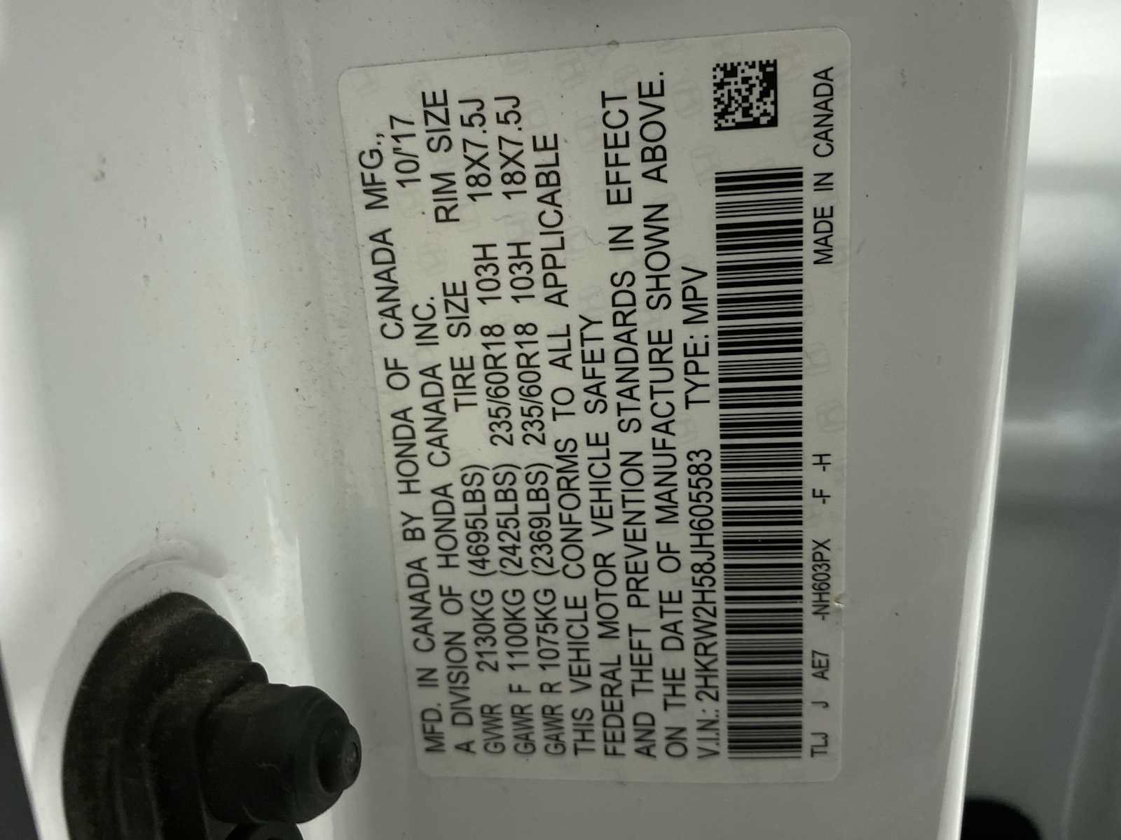 Used 2018 Honda CR-V EX image 21