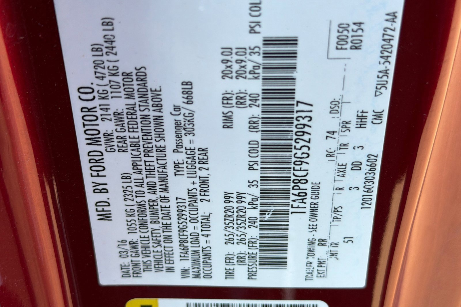 Used 2016 Ford Mustang GT Premium w/ Equipment Group 401A image 29