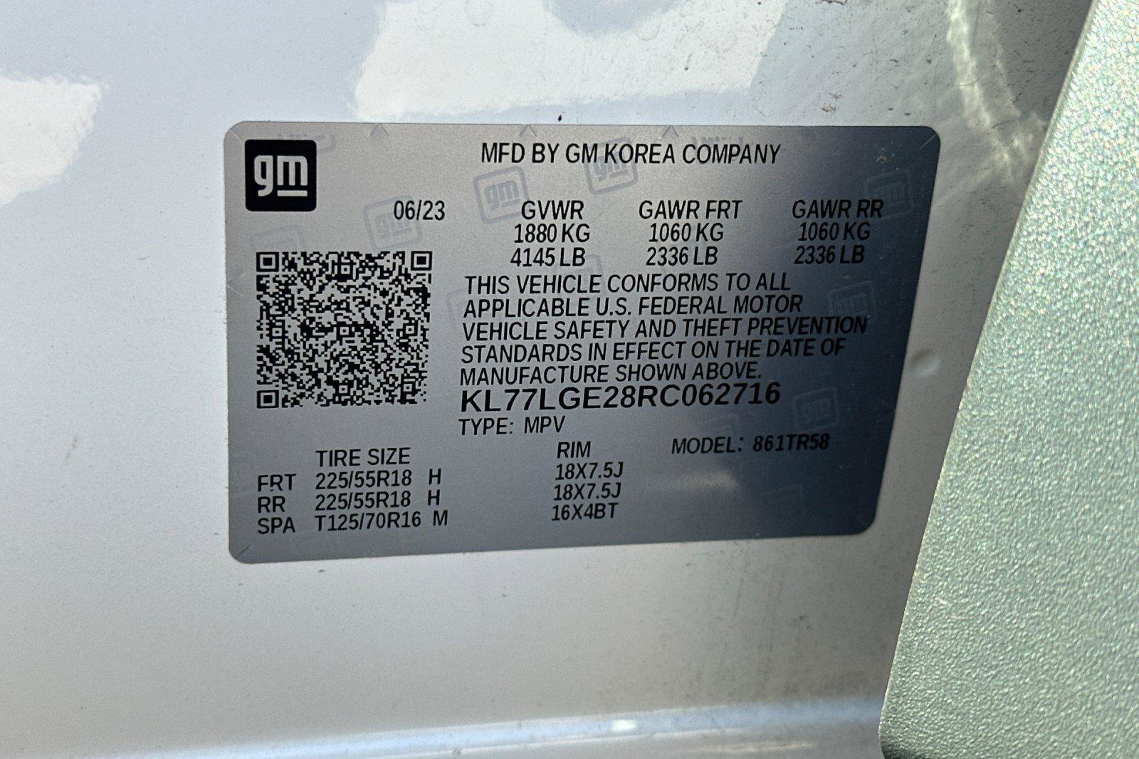 Used 2024 Chevrolet Trax RS w/ Sunroof Package image 38