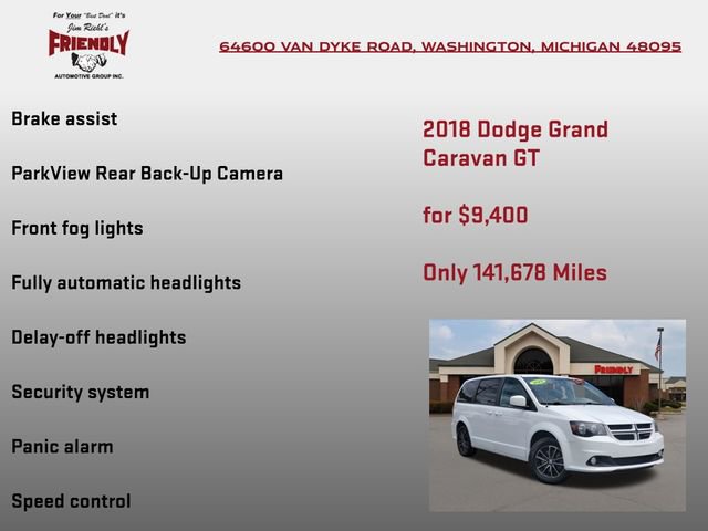 Used 2018 Dodge Grand Caravan GT FWD image 25