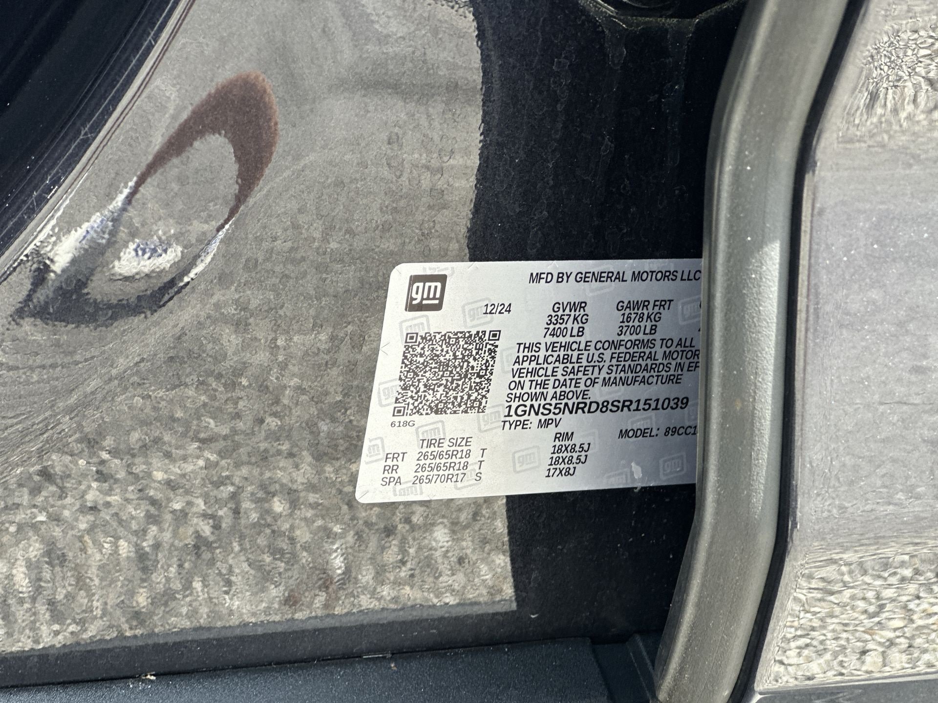 Certified 2025 Chevrolet Tahoe LT RWD image 33